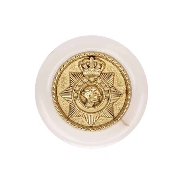 alloy+resin crown resin metal buttons
