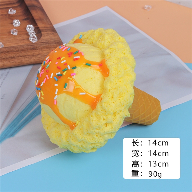 pu simulation ice cream ornaments