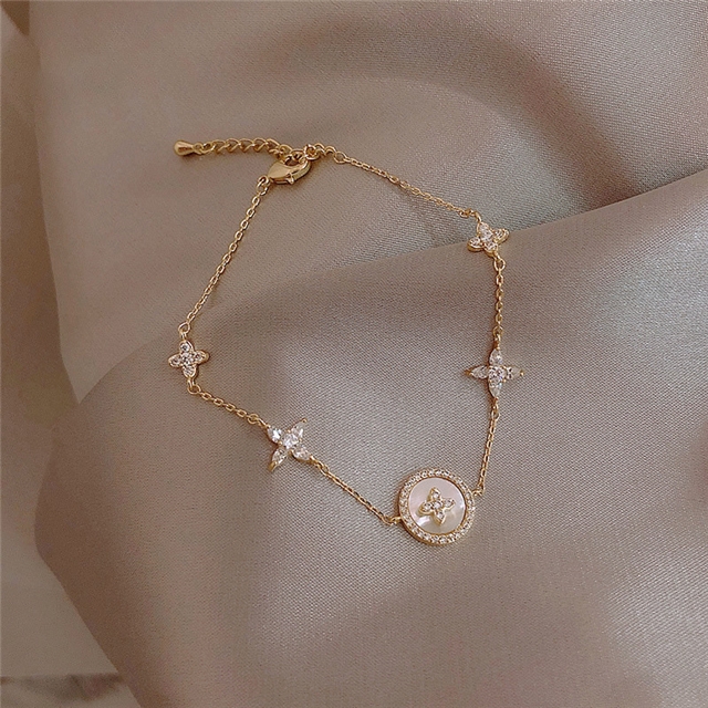 alloy simple handicrafts 13#diamond bracelet