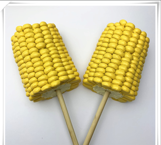 resin simulated corn 3d resin fridge magnets