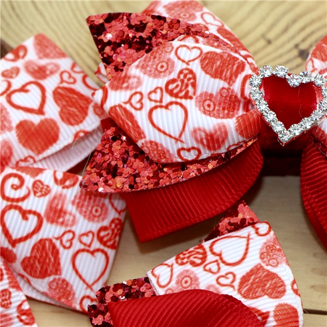 ribbon+leather Valentine