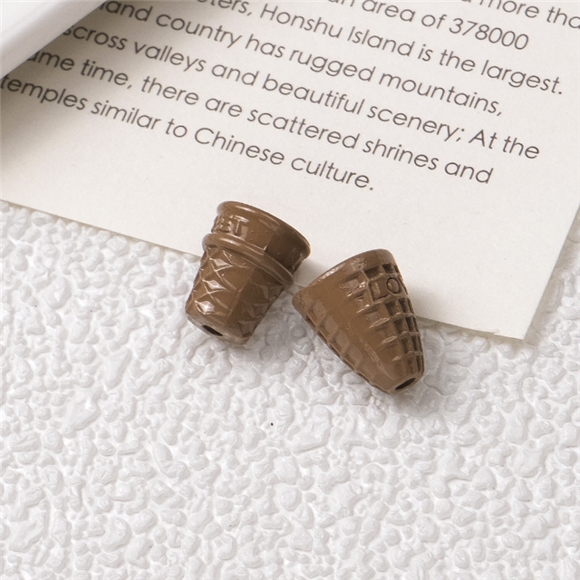 alloy colored cone baking paint alloy beads