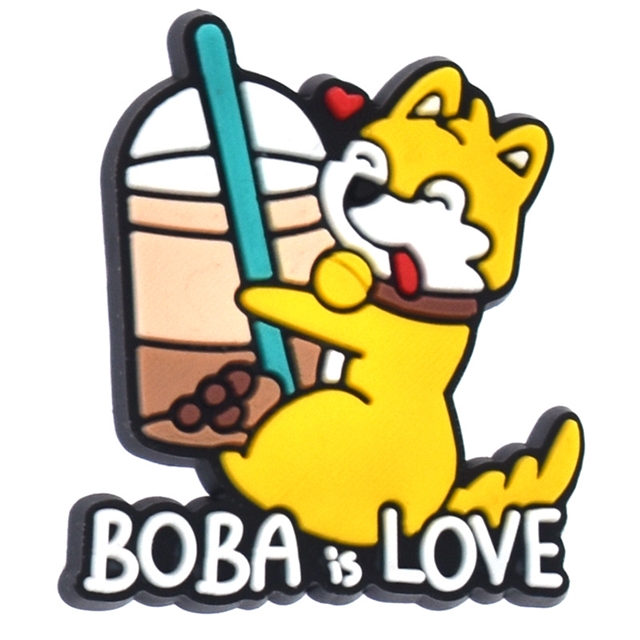 pvc cute animals series pvc soft rubber straw buckle