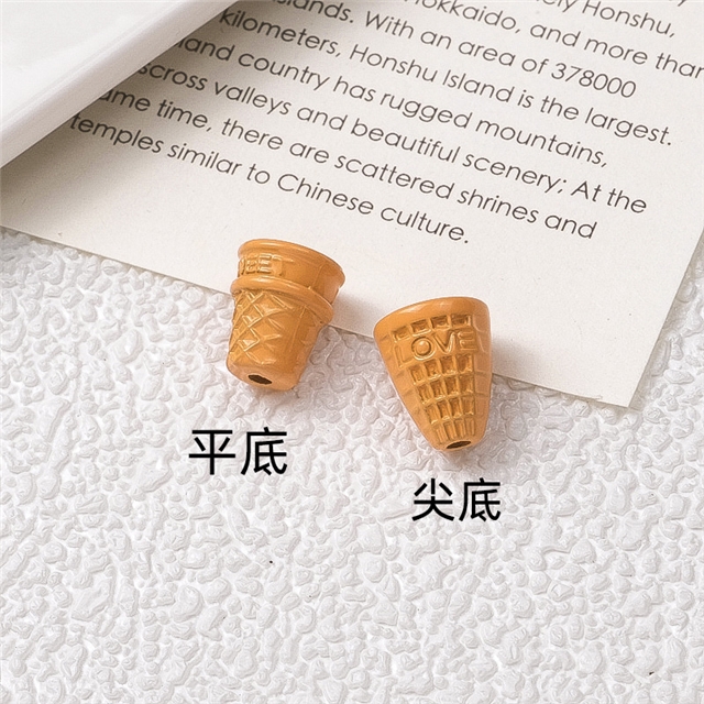 alloy colored cone baking paint alloy beads