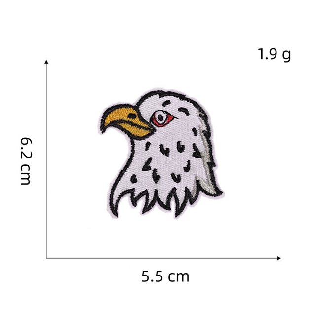back with glue embroidery thread american independence day embroidery patch（back with glue) 5#