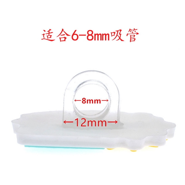 pvc cute animals series pvc soft rubber straw buckle