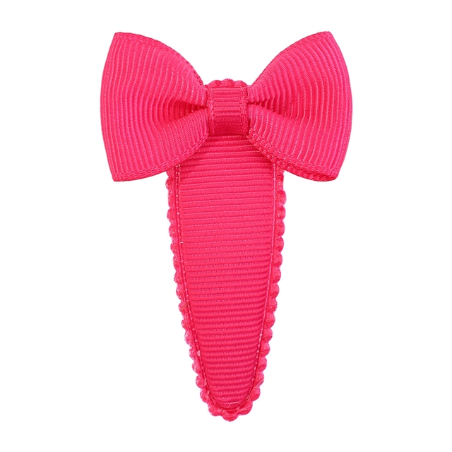 grosgrain ribbon plain teardrop-shaped lace bowknot hair clip