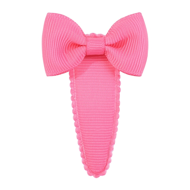 grosgrain ribbon plain teardrop-shaped lace bowknot hair clip