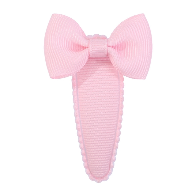 grosgrain ribbon plain teardrop-shaped lace bowknot hair clip
