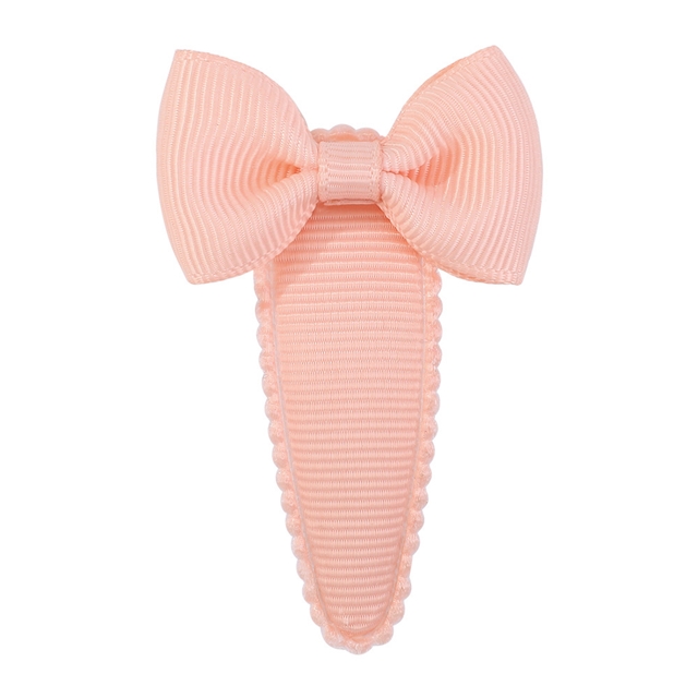 grosgrain ribbon plain teardrop-shaped lace bowknot hair clip