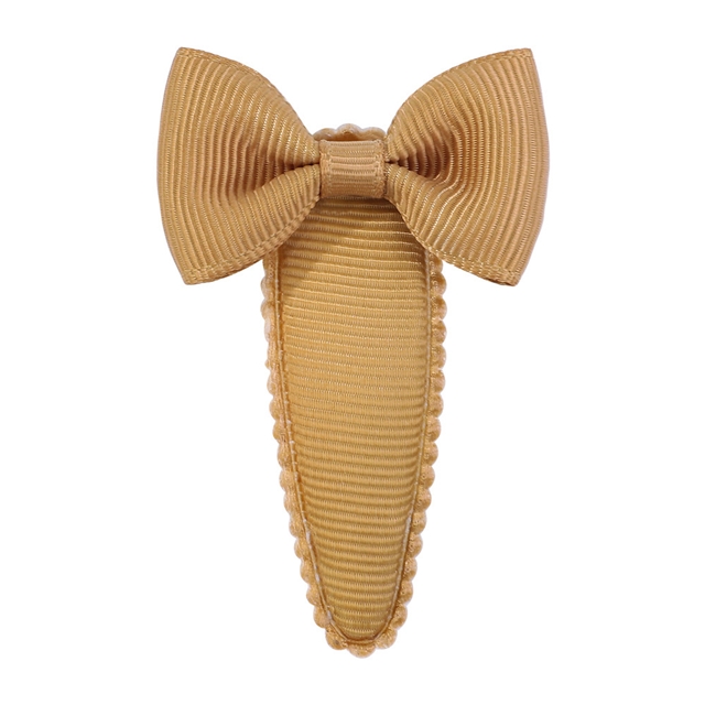 grosgrain ribbon plain teardrop-shaped lace bowknot hair clip