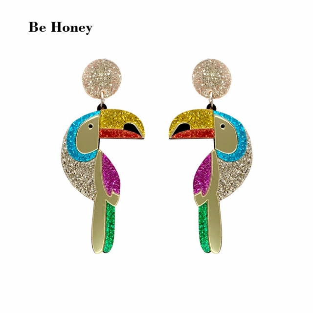 acrylic animal series acrylic earrings