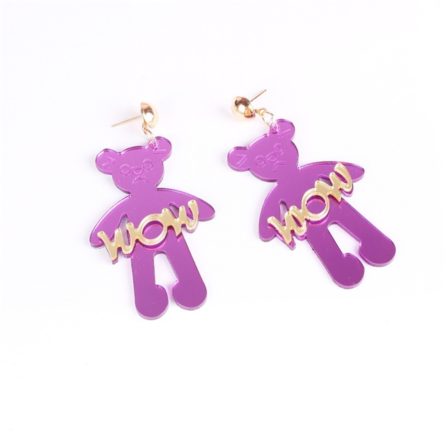 acrylic animal series acrylic earrings