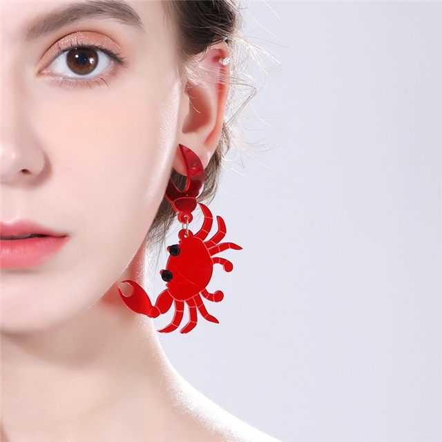 acrylic animal series acrylic earrings