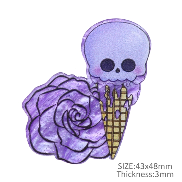 acrylic halloween series printed fine glitter acrylic 9#