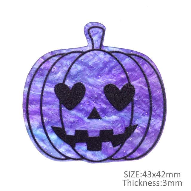 acrylic halloween series printed fine glitter acrylic 8#