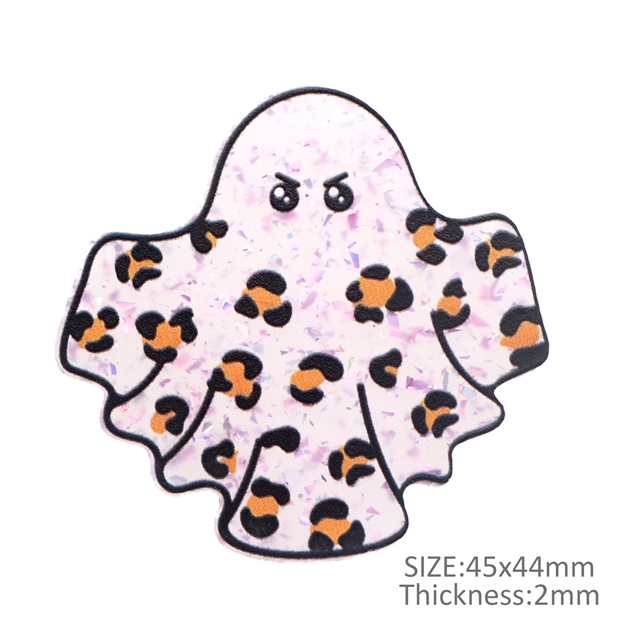 acrylic halloween series printed sequin jelly color acrylic 13#