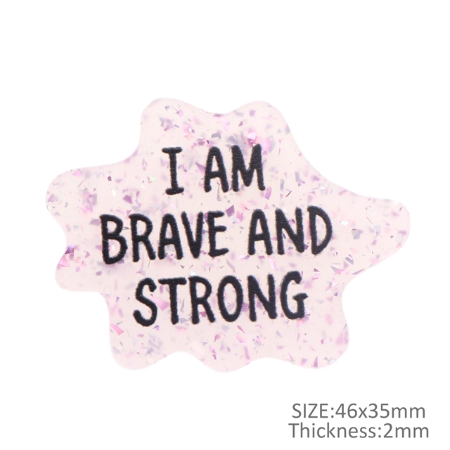 acrylic printed sequin jelly color acrylic 18#