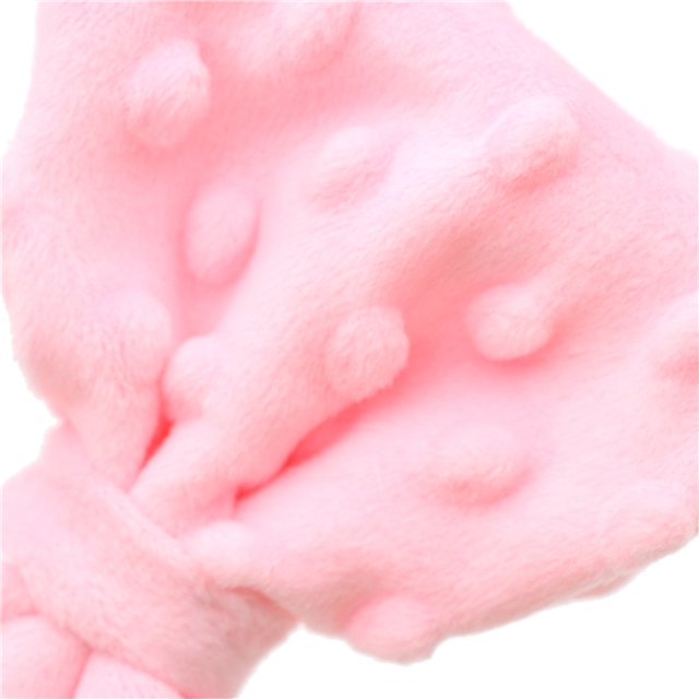 5 inches 100% polyester 5 inches dot velvet fabric bow