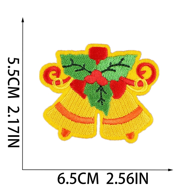 back with glue thread christmas series embroidery patch (back with glue) 24#