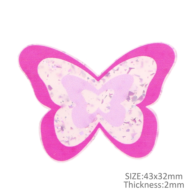 acrylic printed sequin jelly color acrylic 5#