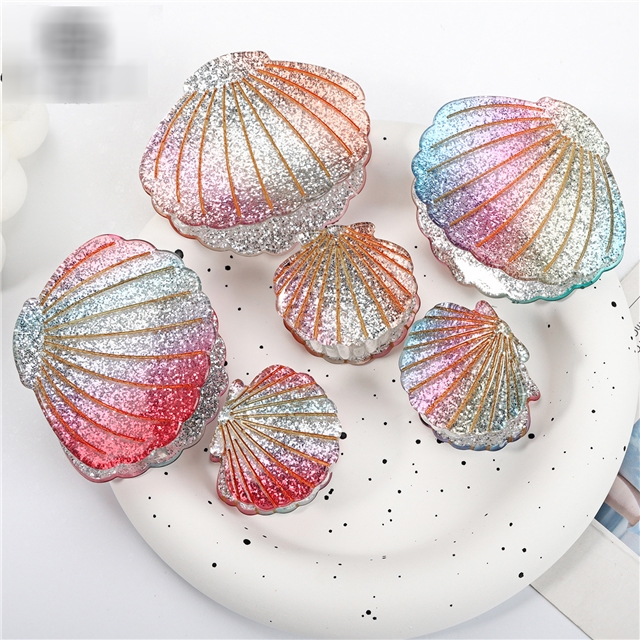 colorful colorful shell acetate claw clip