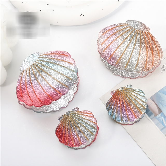 colorful colorful shell acetate claw clip