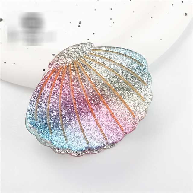 colorful colorful shell acetate claw clip