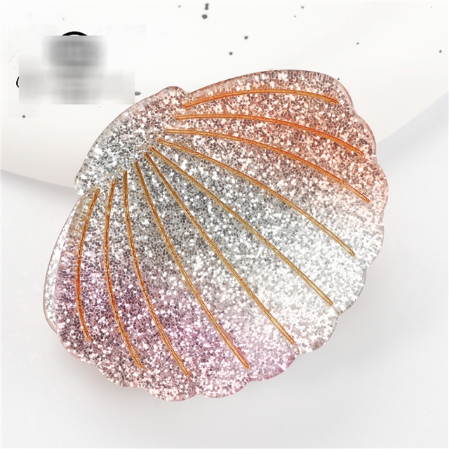 colorful colorful shell acetate claw clip