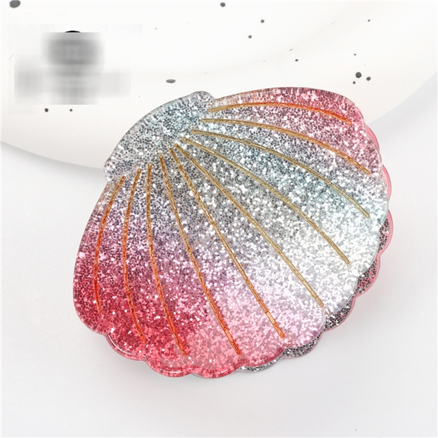 colorful colorful shell acetate claw clip