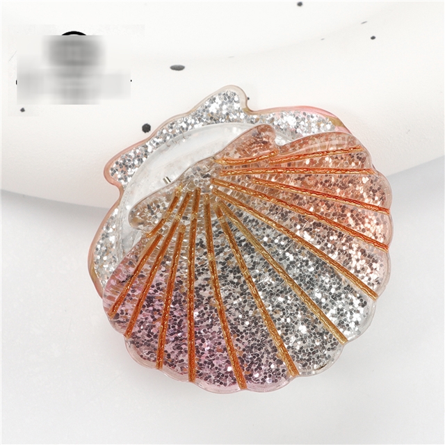 colorful colorful shell acetate claw clip