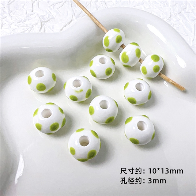 ceramic cute and fun hand drawn pigeons stars small fish flowers ceramic beads