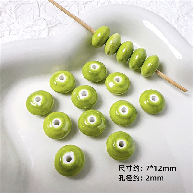 ceramic cute and fun hand drawn pigeons stars small fish flowers ceramic beads