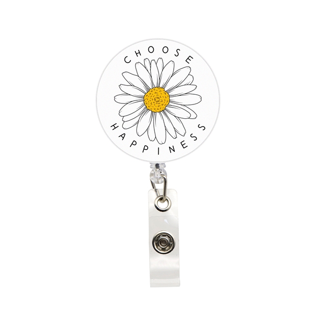 acrylic+plastic daisy series acrylic easy pull retractable buckle