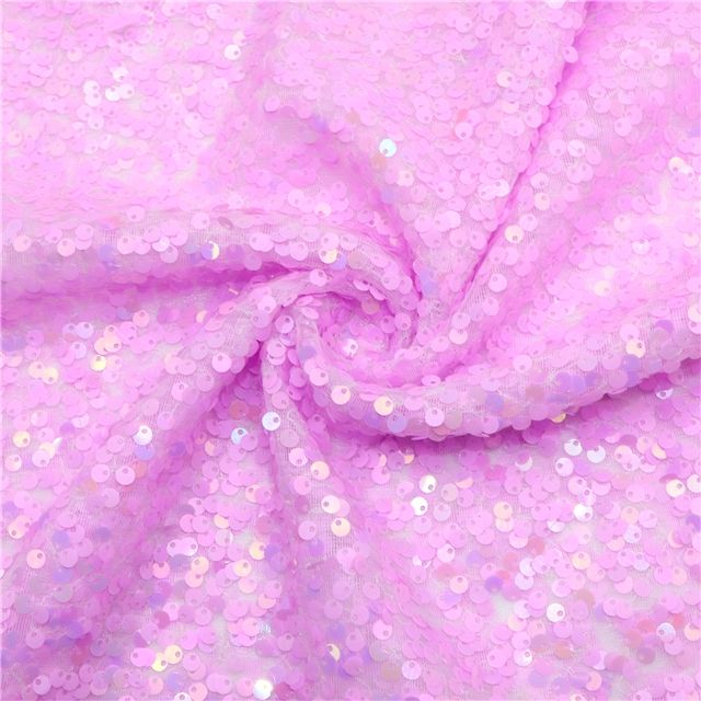 sequins fabric 5#,light purple,50*130cm(19.7*51.2
