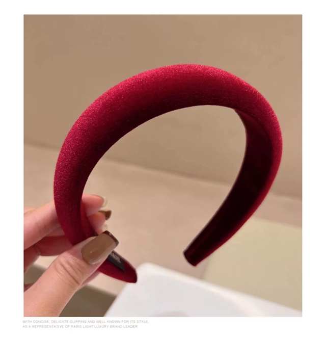 retro red series style headband