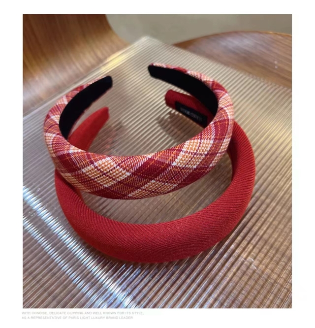retro red series style headband