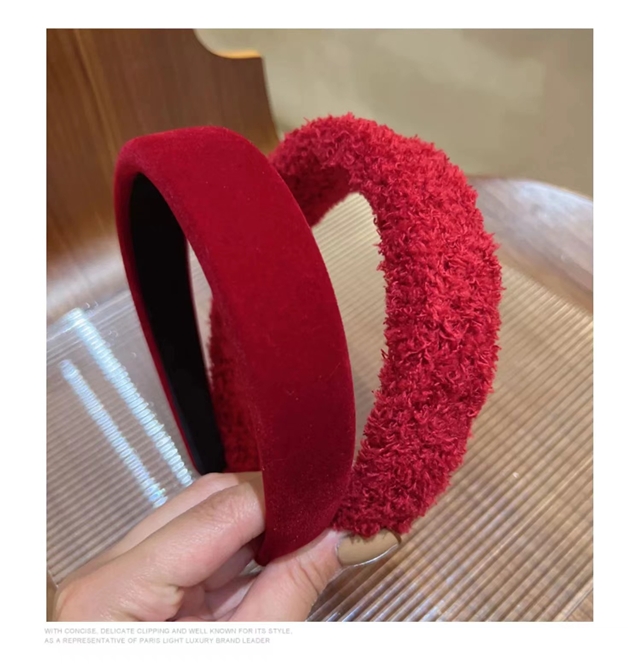 retro red series style headband