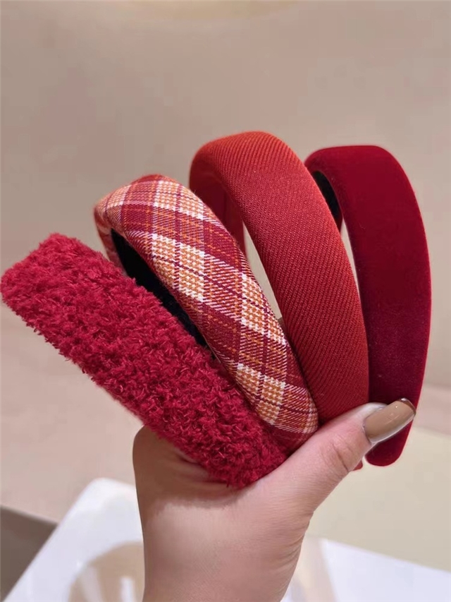 retro red series style headband