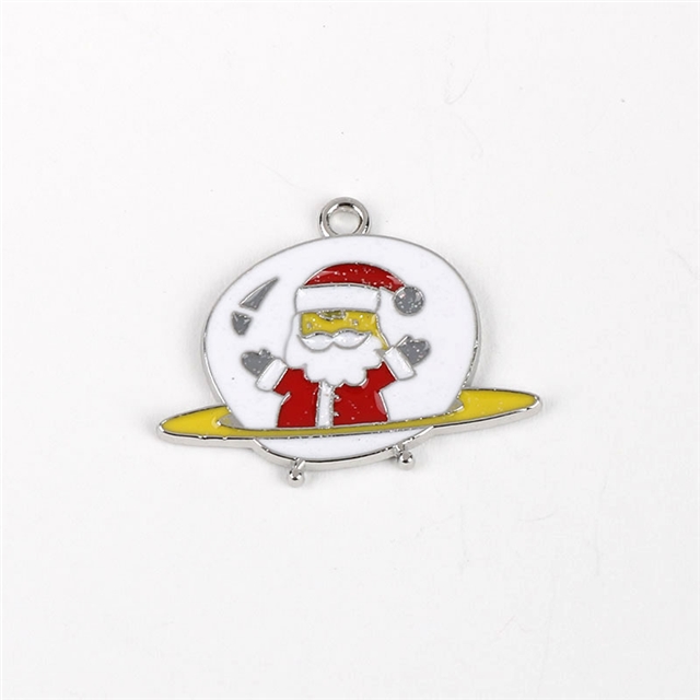 alloy christmas dripping alloy pendant