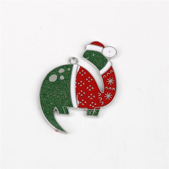 alloy christmas dripping alloy pendant