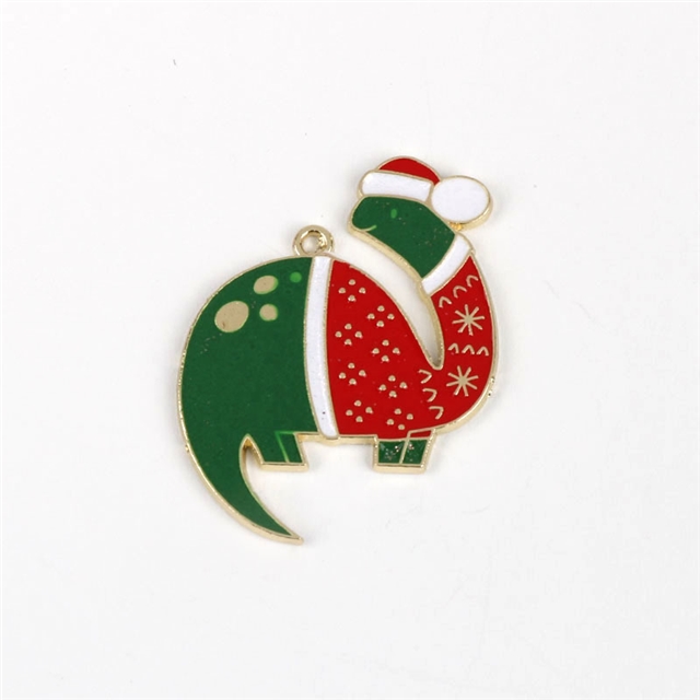 alloy christmas dripping alloy pendant