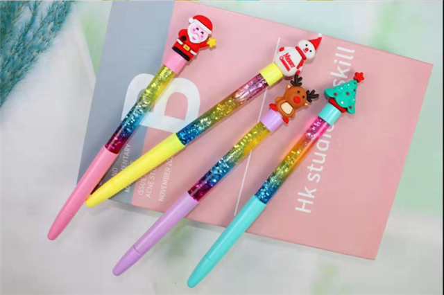 christmas series quicksand gel pen