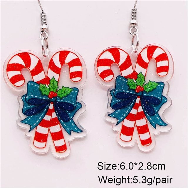 acrylic christmas series acrylic earrings 6#