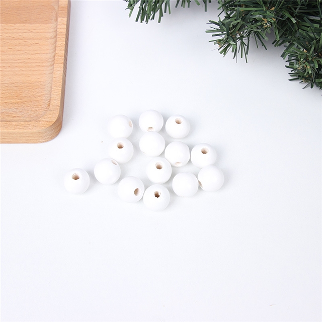 wooden christmas penguin snowman wood beads