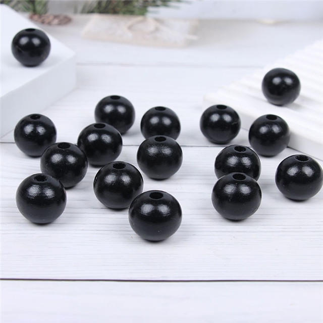 wooden christmas penguin snowman wood beads