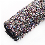 chunky glitter beads big small sequins mixed faux leather, 50*140cm continuously,5#,color