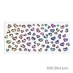 coffee cow milk leopard print 16oz glass cup wrap transparent UV DTF waterproof stickers, 4#