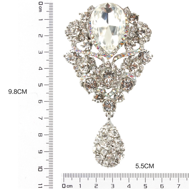 alloy rhinestones alloy brooch