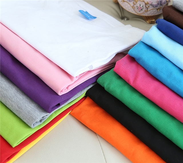 combed cotton combed cotton round neck t-shirt